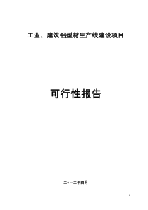 铝材项目报告