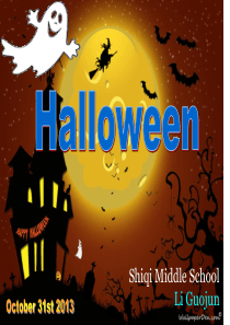 2013年九年级英语课件 Halloween (万圣节)