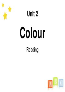 《Colour》ReadingPPT