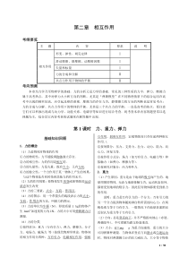 【强烈推荐】高考物理复习资料大全第二章__相互作用
