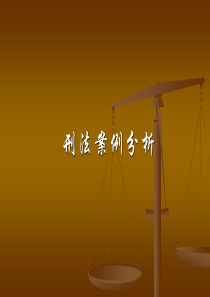 刑法案例