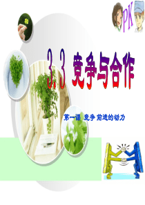 3.3 .1竞争与合作