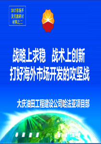 海外市场开发经验交流材料