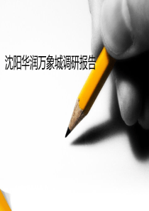 沈阳华润万象城调研报告