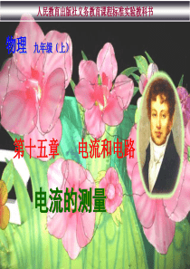 九年级全一册物理15-4电流的测量课件(焦红云)