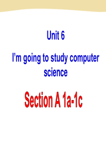 人教版英语八年级上unit6-sectionA