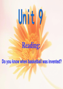 人教版九年级英语U9 reading