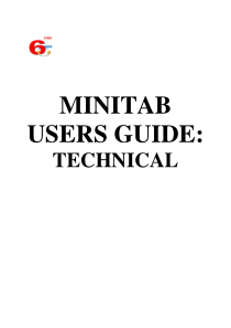 Minitab Training