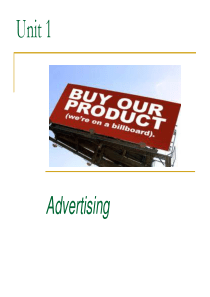 新编商务英阅读2-unit1 Advertising
