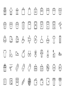 1000多个可编辑线性PPT小图标