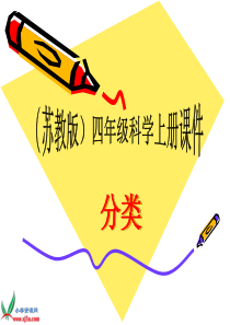 优质课件苏教版四年级科学上册《分类》课件