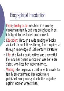 Pride and Prejudice傲慢与偏见简介英国文学