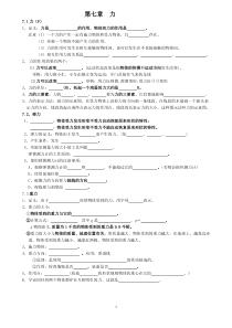 2018新人教版八年级物理下册知识点-填空题