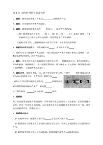 浙教版八年级科学下第一章1-3节知识点+习题