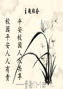 大学生安全教育_主题班会