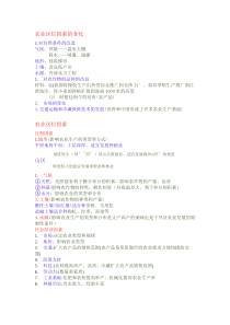 农业区位因素的变化