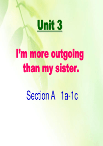 人教版八年级英语上册Unit3第一课时课件