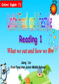 牛津译林版七年级上Unit6 ReadingI精品课件