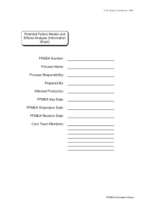 FMEA forms