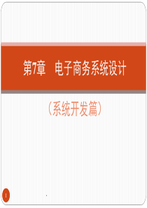 (精品文档)电子商务系统设计课件