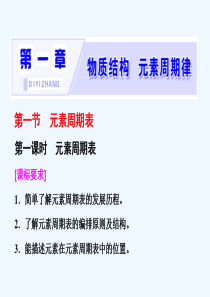 高一化学同步人教必修二课件：第一章-第一节-第一课时-元素周期表