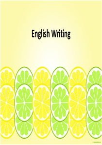 写作教程第2版课件u9