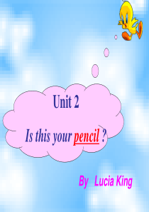新目标七年级英语学科Unit2-Is-this-your-pencil