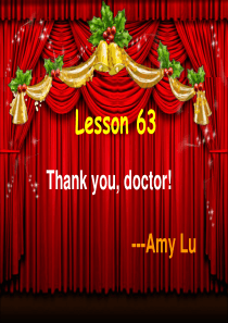 新概念第一册Lesson63-64课