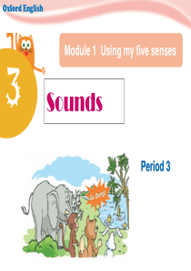三年级下册英语课件-Unit3《Sounds》第三学时｜牛津上海版三起共16张