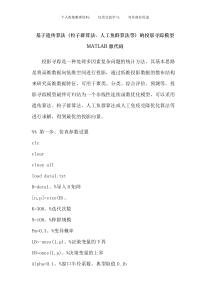 基于遗传算法(粒子群算法人工鱼群算法等)的投影寻踪模型MATLAB源代码