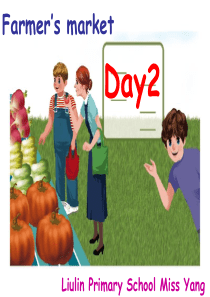 新版PEP六年级英语下册recycle-Day2-Farmers-market