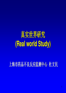真实世界研究(杜文民)ppt课件