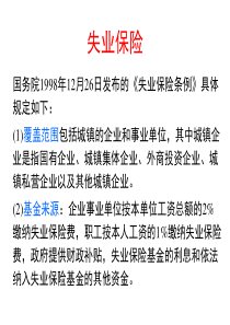 失业保险各种案例分析