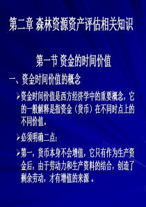 第二章 森林资源资产评估相关知识