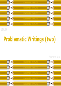 英语写作常见错误2