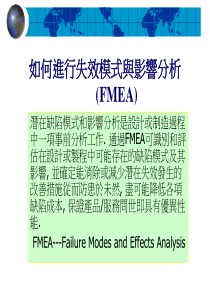 如何行失效模式影分析