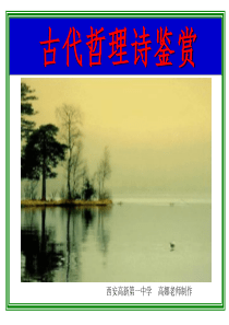 哲理诗的赏析