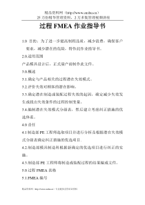 过程FMEA作业指导书