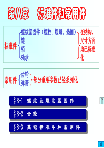 机械制图-第八章-标准件和常用件