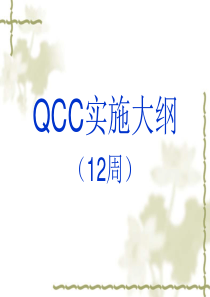 QCC实施大纲12周(3)