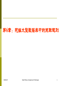 挖掘大型数据库中的关联规则(武汉大学-李春葆)