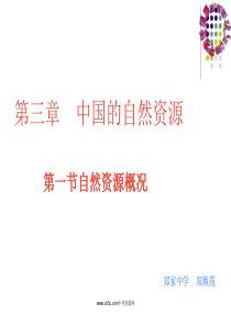 湘教版初中八上 3.1 自然资源概况ppt课件