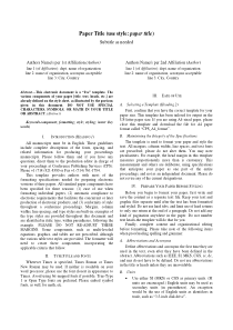 IEEE-CS-排版格式