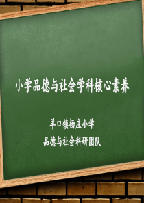 品德与社会学科核心素养