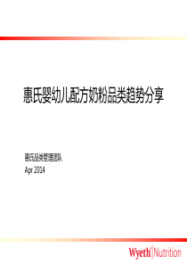 惠氏婴幼儿配方奶粉品类趋势分享Mar 2014