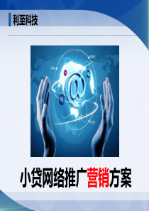 =小贷网络推广方案+总结