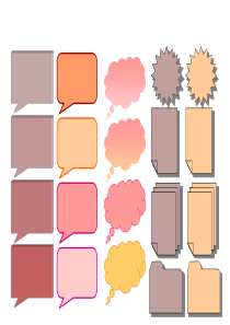 模板PPT各种符号和图示