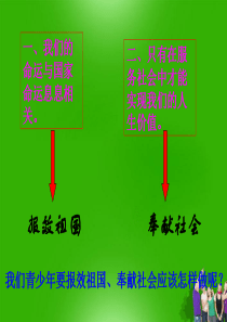 报效祖国、奉献社会