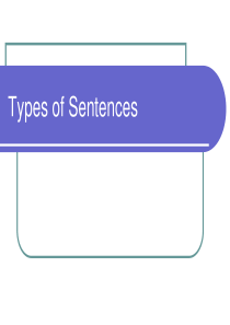 types-of-sentences