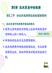 国际技术贸易之技术贸易中的税费(ppt-48页)
